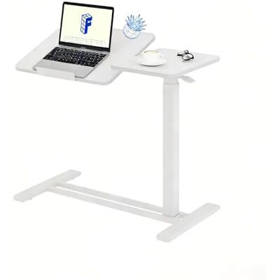 FLEXISPOT Table de Lit Mobile avec 4 Roues Cachées – Bureau Réglable en Hauteur 65–105 cm, Plateau 80x40 cm, Charge 70 kg, Table d’Appoint pour Ordinateur Portable, Chambre, Salon ou Canapé (Blanc) - Publicité FLEXISPOT Table de Lit Mobile avec 4 Roues Cachées – Bureau Réglable en Hauteur 65–105 cm, Plateau 80x40 cm, Charge 70 kg, Table d’Appoint pour Ordinateur Portable, Chambre, Salon ou Canapé (Blanc) - Publicité