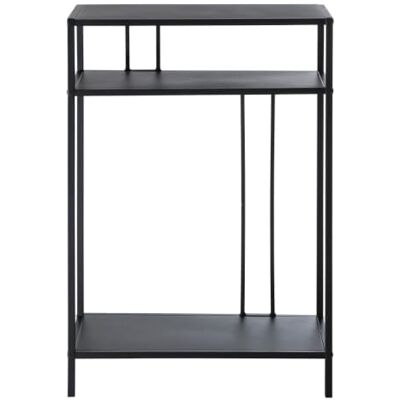 Calicosy – Console Haute 3 Plateaux Métal Noir – Collection Olli - Publicité Calicosy – Console Haute 3 Plateaux Métal Noir – Collection Olli - Publicité