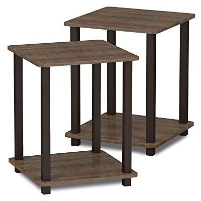Furinno Simplistic Table de Bout ensemble de 2, Brun, Bois, Noyer/Marron, One Size - Publicité Furinno Simplistic Table de Bout ensemble de 2, Brun, Bois, Noyer/Marron, One Size - Publicité