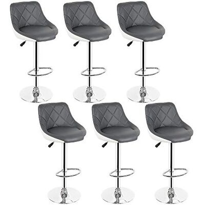 LANTUS Lot de 6 Tabourets de Bar,, utilisées, Chaise de Cuisine,Tabouret de Loisir,Chaise de Bar avec Repose-Pieds,4 tabourets de Cuisine,Hauteur Totale : 89-109 cm (6pc) - Publicité LANTUS Lot de 6 Tabourets de Bar,, utilisées, Chaise de Cuisine,Tabouret de Loisir,Chaise de Bar avec Repose-Pieds,4 tabourets de Cuisine,Hauteur Totale : 89-109 cm (6pc) - Publicité