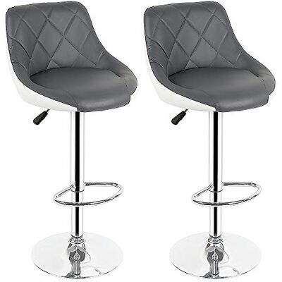 LANTUS 2 Design Tabouret de Bar Lot de 2 avec siège Bien rembourré en Similicuir,Hauteur réglable,Tabouret de Bar Lot de 2 réglable et Rotatif,Tabouret de comptoir Chaise de Bar - Publicité LANTUS 2 Design Tabouret de Bar Lot de 2 avec siège Bien rembourré en Similicuir,Hauteur réglable,Tabouret de Bar Lot de 2 réglable et Rotatif,Tabouret de comptoir Chaise de Bar - Publicité