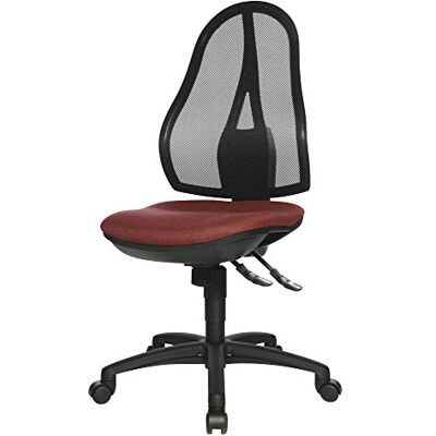 Chaise de Bureau Topstar Open Point SY - Maillage Rouge - Structure Noire - Publicité Chaise de Bureau Topstar Open Point SY - Maillage Rouge - Structure Noire - Publicité