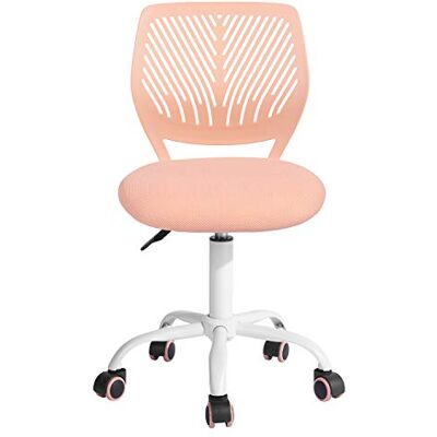 FurnitureR Chaise de Bureau Moderne Ergonomique, Chaise Ordinateur Réglable, Siège de Travail Pivotant sans Accoudoirs, aux Chambres D'Étude des Jeunes et aux Bureaux à Domicile, Rose Candy - Publicité FurnitureR Chaise de Bureau Moderne Ergonomique, Chaise Ordinateur Réglable, Siège de Travail Pivotant sans Accoudoirs, aux Chambres D'Étude des Jeunes et aux Bureaux à Domicile, Rose Candy - Publicité