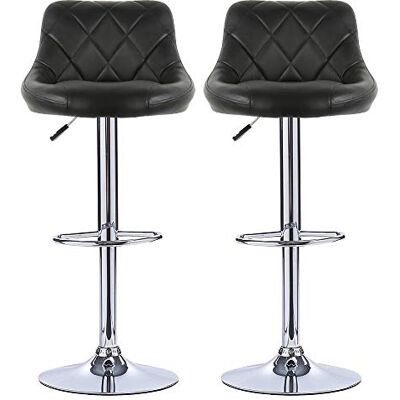 LANTUS 2 Design Tabouret de Bar Lot de 2 avec siège Bien rembourré en Similicuir,Hauteur réglable,Tabouret de Bar Lot de 2 réglable et Rotatif,Tabouret de comptoir Chaise de Bar - Publicité LANTUS 2 Design Tabouret de Bar Lot de 2 avec siège Bien rembourré en Similicuir,Hauteur réglable,Tabouret de Bar Lot de 2 réglable et Rotatif,Tabouret de comptoir Chaise de Bar - Publicité