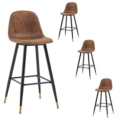 IKEA Ensemble de 4 tabourets de bar vintage - 45x49.5x101.5cm - Publicité IKEA Ensemble de 4 tabourets de bar vintage - 45x49.5x101.5cm - Publicité