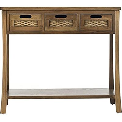 Laverna Table d'appoint - Bois Marron 86x36x76.2 cm - Publicité Laverna Table d'appoint - Bois Marron 86x36x76.2 cm - Publicité