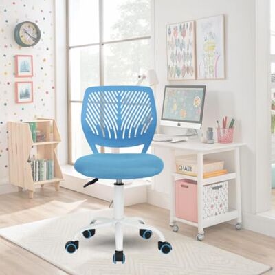 FurnitureR Chaise de Bureau Colourée, Siège Ergonomique Pivotante à Hauteur Réglable pour Ordinateur, roulettes à 5 Branches, Chaises et Tabourets à Domicile, Siège de Travail, Candy Bleu - Publicité FurnitureR Chaise de Bureau Colourée, Siège Ergonomique Pivotante à Hauteur Réglable pour Ordinateur, roulettes à 5 Branches, Chaises et Tabourets à Domicile, Siège de Travail, Candy Bleu - Publicité