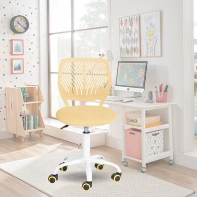 FurnitureR Chaise de Bureau Colourée, Siège Ergonomique Pivotante à Hauteur Réglable pour Ordinateur, roulettes à 5 Branches, Chaises et Tabourets à Domicile, Siège de Travail, Morandi Jaune - Publicité FurnitureR Chaise de Bureau Colourée, Siège Ergonomique Pivotante à Hauteur Réglable pour Ordinateur, roulettes à 5 Branches, Chaises et Tabourets à Domicile, Siège de Travail, Morandi Jaune - Publicité