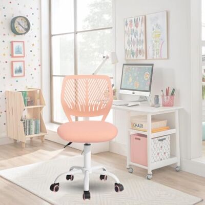 FurnitureR Chaise de Bureau Colourée, Siège Ergonomique Pivotante à Hauteur Réglable pour Ordinateur, roulettes à 5 Branches, Chaises et Tabourets à Domicile, Siège de Travail, Candy Rose - Publicité FurnitureR Chaise de Bureau Colourée, Siège Ergonomique Pivotante à Hauteur Réglable pour Ordinateur, roulettes à 5 Branches, Chaises et Tabourets à Domicile, Siège de Travail, Candy Rose - Publicité