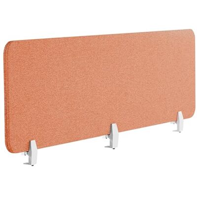 Beliani Séparateur de Bureau Orange Synthétique et Polyester 180 x 40 cm Ecran Visuel Wally - Publicité Beliani Séparateur de Bureau Orange Synthétique et Polyester 180 x 40 cm Ecran Visuel Wally - Publicité