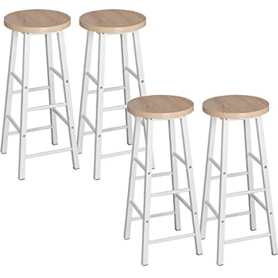 WOLTU - SgabelliBar - Rovere+Bianco - bar stool - Publicité WOLTU - SgabelliBar - Rovere+Bianco - bar stool - Publicité