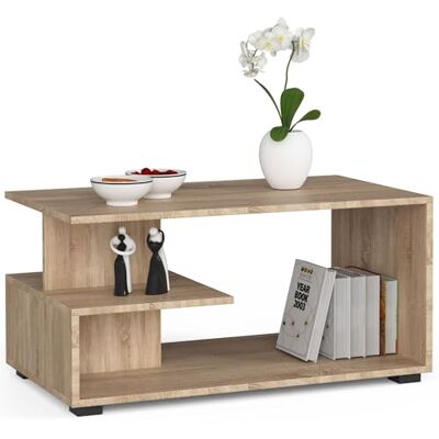 AKORD Table Basse de Salon 90x45x51 cm Tables Basses Meuble Rangement Chambre Meubles de Salon Design Moderne Panneau Stratifié 16mm Table Base - Publicité AKORD Table Basse de Salon 90x45x51 cm Tables Basses Meuble Rangement Chambre Meubles de Salon Design Moderne Panneau Stratifié 16mm Table Base - Publicité