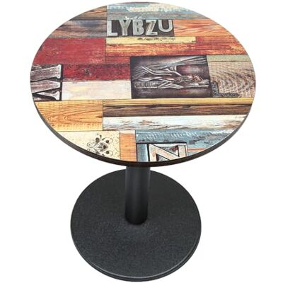LANTUS Table de Bar Ronde de bistrot de Bar d'appoint Table de Bistro Café Bar Salle à Manger Dîner Repas Restaurant Maison Intérieur -60 * 60 * 72cm (D) - Publicité LANTUS Table de Bar Ronde de bistrot de Bar d'appoint Table de Bistro Café Bar Salle à Manger Dîner Repas Restaurant Maison Intérieur -60 * 60 * 72cm (D) - Publicité