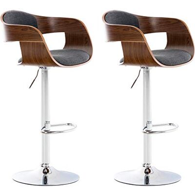 Tabourets de Bar CLP Kingston - Hauteur Réglable, Pivotants, Design Moderne - Publicité Tabourets de Bar CLP Kingston - Hauteur Réglable, Pivotants, Design Moderne - Publicité