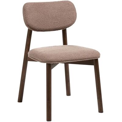 Beliani Lot de 2 Chaises de Salle à Manger en Bouclé Assise et Dossier Rembourré en Bois d'Hévéa Meuble Cuisine Marron et Taupe Mills - Publicité Beliani Lot de 2 Chaises de Salle à Manger en Bouclé Assise et Dossier Rembourré en Bois d'Hévéa Meuble Cuisine Marron et Taupe Mills - Publicité