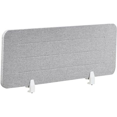 Beliani Séparateur de Bureau en Pet Acoustique Recouvert de Tissu 120 x 40 cm Gris Clair Ziggy - Publicité Beliani Séparateur de Bureau en Pet Acoustique Recouvert de Tissu 120 x 40 cm Gris Clair Ziggy - Publicité
