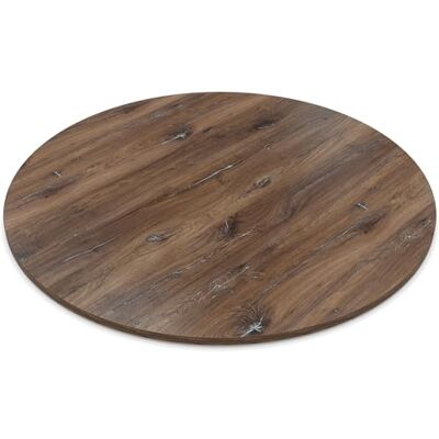 AUPROTEC Plateau de table rond 19 mm Ø 700 mm Chêne Bijoux Muscade Plaque en bois mélaminé aggloméré avec bord ABS au choix : 70 cm - Publicité AUPROTEC Plateau de table rond 19 mm Ø 700 mm Chêne Bijoux Muscade Plaque en bois mélaminé aggloméré avec bord ABS au choix : 70 cm - Publicité
