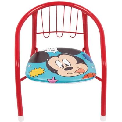 Disney - MickeyMouse Metal Fold - Blanc - Métal - Chaise - Publicité Disney - MickeyMouse Metal Fold - Blanc - Métal - Chaise - Publicité