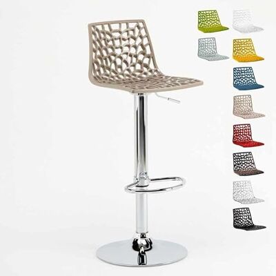 Tabouret de Bar Beige Jute Grand Soleil Réglable - Type de Bar - Publicité Tabouret de Bar Beige Jute Grand Soleil Réglable - Type de Bar - Publicité