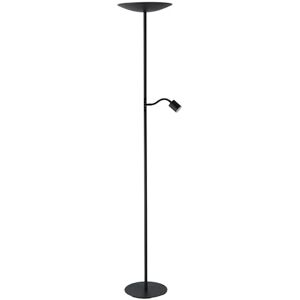 Eglo Lampadaire salon LED Conivarino, lampe de lecture sur pied, lèche-plafond avec liseuse flexible, à intensité variable, luminaire en acier noir, blanc chaud, 170 cm - Publicité Eglo Lampadaire salon LED Conivarino, lampe de lecture sur pied, lèche-plafond avec liseuse flexible, à intensité variable, luminaire en acier noir, blanc chaud, 170 cm - Publicité