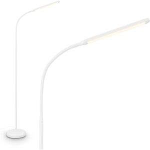 Briloner Lampadaire LED avec bande lumineuse, variateur tactile continu, fonction mémoire, câble USB-C 1,5 m, interrupteur séparé, lumière blanche chaude, Ø21x170 cm, Blanc - Publicité Briloner Lampadaire LED avec bande lumineuse, variateur tactile continu, fonction mémoire, câble USB-C 1,5 m, interrupteur séparé, lumière blanche chaude, Ø21x170 cm, Blanc - Publicité