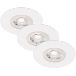 BRILONER Éclairage encastré LED - 9cm - 3 LED - 4,9W - 480lm - Blanc - Publicité BRILONER Éclairage encastré LED - 9cm - 3 LED - 4,9W - 480lm - Blanc - Publicité