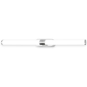 Briloner Lampe miroir salle de bain IP44 avec protection contre les projections d’eau, montage mural, 4.000K blanc neutre, applique miroir salle de bain, miroir lampe, 60 x 6,5 x 4,5 cm, chrome - Publicité Briloner Lampe miroir salle de bain IP44 avec protection contre les projections d’eau, montage mural, 4.000K blanc neutre, applique miroir salle de bain, miroir lampe, 60 x 6,5 x 4,5 cm, chrome - Publicité