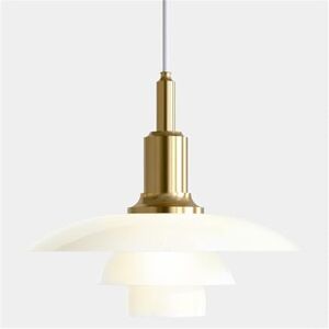 erkebspm Plafonnier lustre blanc 3 couches en verre ombre pendentif Light for Kitchen Island lampe décorative plafonnier luminaire pour le salon du couloir de chambre à coucher, noir / argent (couleur: c) - Publicité erkebspm Plafonnier lustre blanc 3 couches en verre ombre pendentif Light for Kitchen Island lampe décorative plafonnier luminaire pour le salon du couloir de chambre à coucher, noir / argent (couleur: c) - Publicité