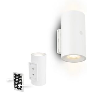 Briloner Sticklights Lampe murale sans électricité ni perçage avec batterie, tactile, dimmable, lumière blanche chaude, sans fil, murale rechargeable, 6,1x12 cm, blanc - Publicité Briloner Sticklights Lampe murale sans électricité ni perçage avec batterie, tactile, dimmable, lumière blanche chaude, sans fil, murale rechargeable, 6,1x12 cm, blanc - Publicité