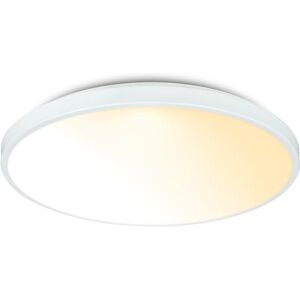 Briloner Plafonnier LED avec télécommande, intensité lumineuse variable, panneau décoratif, blanc chaud à blanc neutre, salon, 38 x 6,5 cm, blanc - Publicité Briloner Plafonnier LED avec télécommande, intensité lumineuse variable, panneau décoratif, blanc chaud à blanc neutre, salon, 38 x 6,5 cm, blanc - Publicité