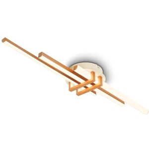 Briloner Plafonnier LED à lumière blanche chaude, profilés d'angle, salon, chambre, luminaire plafonnier, 78,5x16x7,5 cm, coffee - Publicité Briloner Plafonnier LED à lumière blanche chaude, profilés d'angle, salon, chambre, luminaire plafonnier, 78,5x16x7,5 cm, coffee - Publicité