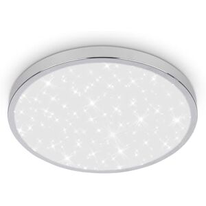 Briloner Plafonnier LED salle de bain avec lumière indirecte, IP44 protection contre les éclaboussures, couleur de lumière blanche chaude, plafonnier led, plafonnier cuisine, 24 x 6 cm, chrome - Publicité Briloner Plafonnier LED salle de bain avec lumière indirecte, IP44 protection contre les éclaboussures, couleur de lumière blanche chaude, plafonnier led, plafonnier cuisine, 24 x 6 cm, chrome - Publicité