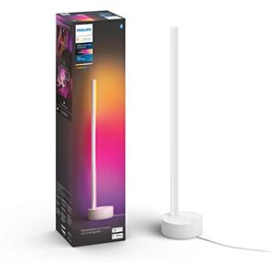 Philips White and Color Ambiance, Lampe à poser Gradient Signe Blanc, compatible Bluetooth, fonctionne avec Alexa, Google Assistant et Apple Homekit - Publicité Philips White and Color Ambiance, Lampe à poser Gradient Signe Blanc, compatible Bluetooth, fonctionne avec Alexa, Google Assistant et Apple Homekit - Publicité