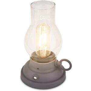 Briloner Lampe de table sans fil LED IP44 avec fonction tactile, dimmable, batterie remplaçable, lampe de chevet sans fil, lampe à huile LED, lampe de table exterieur, 10,5x17,5 cm, anthracite - Publicité Briloner Lampe de table sans fil LED IP44 avec fonction tactile, dimmable, batterie remplaçable, lampe de chevet sans fil, lampe à huile LED, lampe de table exterieur, 10,5x17,5 cm, anthracite - Publicité