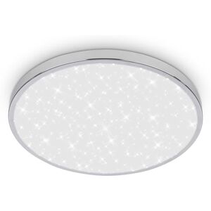 Briloner Plafonnier LED salle de bain avec lumière indirecte, IP44 protection contre les éclaboussures, couleur de lumière blanche chaude, plafonnier led cuisine, lustre wc, 33 x 6 cm, chrome - Publicité Briloner Plafonnier LED salle de bain avec lumière indirecte, IP44 protection contre les éclaboussures, couleur de lumière blanche chaude, plafonnier led cuisine, lustre wc, 33 x 6 cm, chrome - Publicité