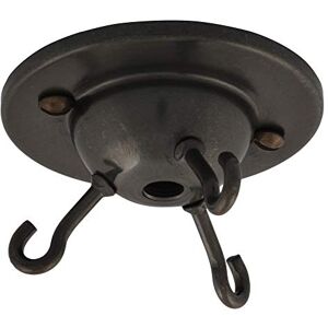 ElekTek Rosace de plafond à 3 crochets, appareils d’éclairage à plaque, luminaires, abat-jour inversés et chandeliers suspendus Finis métalliques traditionnels Bronze - Publicité ElekTek Rosace de plafond à 3 crochets, appareils d’éclairage à plaque, luminaires, abat-jour inversés et chandeliers suspendus Finis métalliques traditionnels Bronze - Publicité