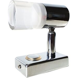 lighteu , A2 12V 3W, projecteur de Plafond/Mur Finition chromée, Lampe de Lecture pivotante et pivotante avec Interrupteur Tactile, lumière Blanche/Bleue Chaude et Variable pour Yacht, Caravane - Publicité lighteu , A2 12V 3W, projecteur de Plafond/Mur Finition chromée, Lampe de Lecture pivotante et pivotante avec Interrupteur Tactile, lumière Blanche/Bleue Chaude et Variable pour Yacht, Caravane - Publicité
