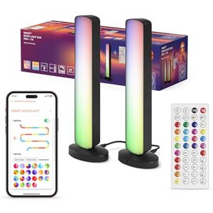 Osram Lampadaire LED SMART+ WIFI, petit, noir, 2x 2,5W, 2x 480lm, lumière blanche et colorée réglable, intensité variable, fonction DIY et rythme musical, longue durée de vie, contrôlable par - Publicité Osram Lampadaire LED SMART+ WIFI, petit, noir, 2x 2,5W, 2x 480lm, lumière blanche et colorée réglable, intensité variable, fonction DIY et rythme musical, longue durée de vie, contrôlable par - Publicité