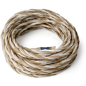 Amarcords - Câble électrique tissu 10m - Décoration vintage & moderne - Publicité Amarcords - Câble électrique tissu 10m - Décoration vintage & moderne - Publicité