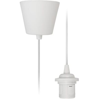 MCSHINE MCS-1452331 - blanc - E27 - 1,2 m - Suspension - Publicité MCSHINE MCS-1452331 - blanc - E27 - 1,2 m - Suspension - Publicité