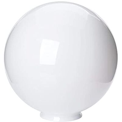Orion Boule de Verre avec Trou Lampe Verre avec Poignée Abat-Jour Opale Blanc Brillant (Ø 250 mm) - Publicité Orion Boule de Verre avec Trou Lampe Verre avec Poignée Abat-Jour Opale Blanc Brillant (Ø 250 mm) - Publicité
