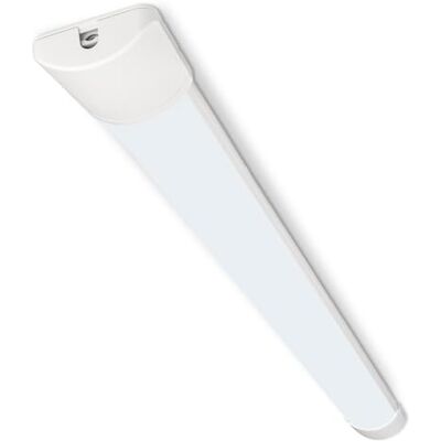 Briloner Lumière cuisine sous meuble avec LED blanc jour, design extensible, 30 W et 3300 lm, eclairage led cuisine sous meuble, 121,5 x 7 x 2,5 cm, blanc - Publicité Briloner Lumière cuisine sous meuble avec LED blanc jour, design extensible, 30 W et 3300 lm, eclairage led cuisine sous meuble, 121,5 x 7 x 2,5 cm, blanc - Publicité