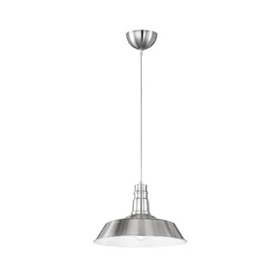 RL LIVE YOUR LIGHT Reality, Suspension, Will 1xE27, max.60,0 W Corps: metal, Nickel mat Ø:36,0cm, H:150,0cm IP20 - Publicité RL LIVE YOUR LIGHT Reality, Suspension, Will 1xE27, max.60,0 W Corps: metal, Nickel mat Ø:36,0cm, H:150,0cm IP20 - Publicité