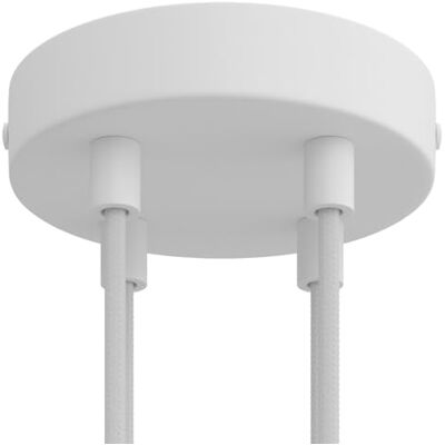 Creative Kit Rosace métallique cylindrique à 4 Trous Cylindrique, Blanc Mat - Publicité Creative Kit Rosace métallique cylindrique à 4 Trous Cylindrique, Blanc Mat - Publicité