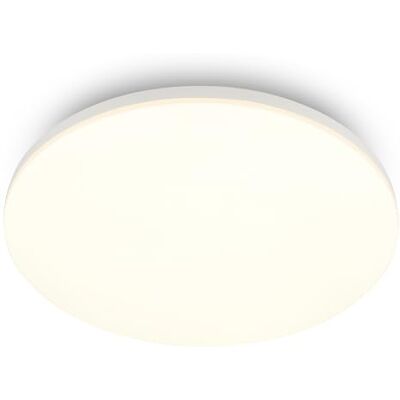 Briloner Plafonnier LED avec éclairage blanc chaud 3000 K, 24W, 2550lm, lustre salon, lustre chambre, luminaire, cuisine, plafonnier LED salon, 36 x 6,5 cm, blanc - Publicité Briloner Plafonnier LED avec éclairage blanc chaud 3000 K, 24W, 2550lm, lustre salon, lustre chambre, luminaire, cuisine, plafonnier LED salon, 36 x 6,5 cm, blanc - Publicité