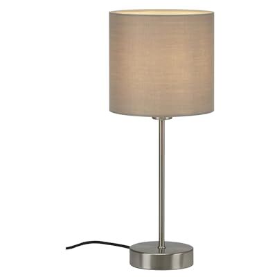 Briloner Leuchten Lampe de table, lampe de chevet, lampe de bureau, 1x E14, incl. interrupteur à câble, abat-jour en tissu, taupe, 160x385 mm (DxH) - Publicité Briloner Leuchten Lampe de table, lampe de chevet, lampe de bureau, 1x E14, incl. interrupteur à câble, abat-jour en tissu, taupe, 160x385 mm (DxH) - Publicité