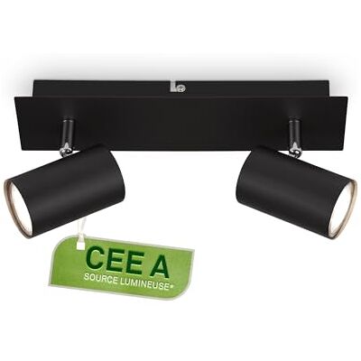 Projecteur de plafond Briloner EEK A - Lampe de plafond, Orientable, Noire - Publicité Projecteur de plafond Briloner EEK A - Lampe de plafond, Orientable, Noire - Publicité