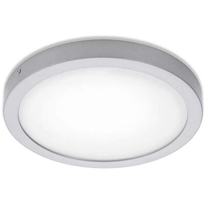 Briloner Leuchten Lampe LED pour montage en surface, plafonnier, plafonnier 21 Watt, 2.000 Lumen, 3.000 Kelvin, rond, chrome mat, 300x32mm (DxH) - Publicité Briloner Leuchten Lampe LED pour montage en surface, plafonnier, plafonnier 21 Watt, 2.000 Lumen, 3.000 Kelvin, rond, chrome mat, 300x32mm (DxH) - Publicité