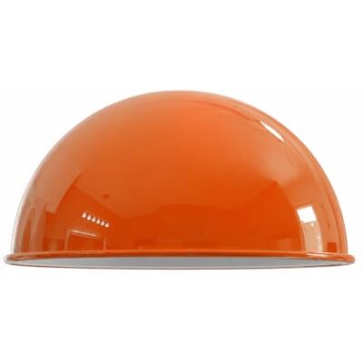 LEDSone Abat-jour de plafond industriel, abat-jour de lampe suspendue en forme de dôme de Style rétro Vintage pour plafonniers suspendus (Orange) - Publicité LEDSone Abat-jour de plafond industriel, abat-jour de lampe suspendue en forme de dôme de Style rétro Vintage pour plafonniers suspendus (Orange) - Publicité