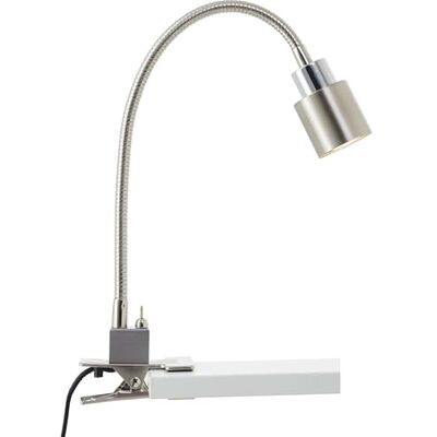 Brilliant - Andres - Nickel-Chrome - GU10 - Lampe de table - Publicité Brilliant - Andres - Nickel-Chrome - GU10 - Lampe de table - Publicité